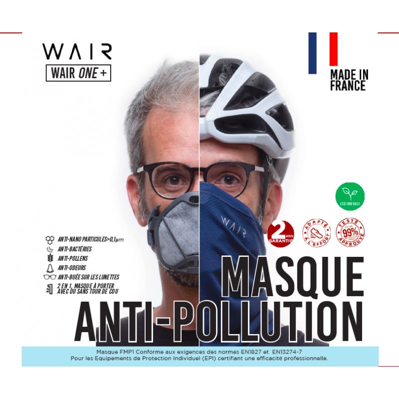 masque anti pollution wair