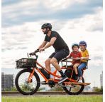 Vélo Cargo Longtail Électrique - Yuba Kombi E5 chez vélo horizon port gratuit à partir de 300€
