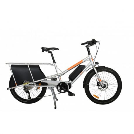 Vélo Cargo Longtail Électrique - Yuba Kombi E5 chez vélo horizon port gratuit à partir de 300€