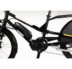 Vélo Cargo Longtail Électrique - Yuba Kombi E6 chez vélo horizon port gratuit à partir de 300€