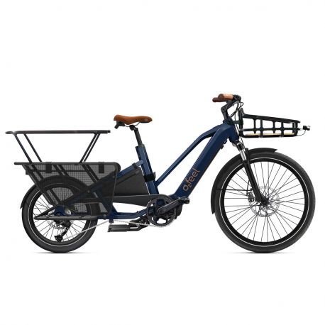 Vélo Cargo Longtail Électrique - O2 Feel Equo 3 Pack Family chez vélo horizon port gratuit à partir de 300€