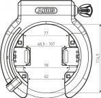 ABUS Granit XPlus 6950M NR BK AM chez vélo horizon port gratuit à partir de 300€