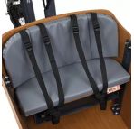 Babboe Coussin Babboe Hippo Grey chez vélo horizon port gratuit à partir de 300€
