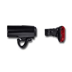 KIT D'ÉCLAIRAGE AVANT ET ARRIERE RFR TOUR 18 USB chez vélo horizon port gratuit à partir de 300€