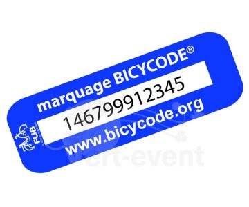 Marquage BicyCode chez vélo horizon port gratuit à partir de 300€