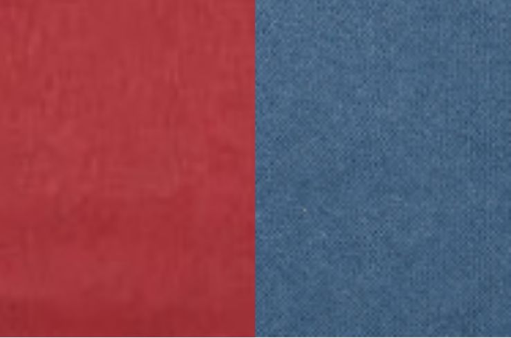 Bordeaux/Bleu