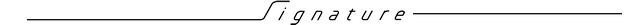 Signature